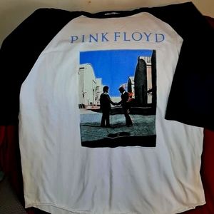 Pink Floyd baseball style quarter length sleeve